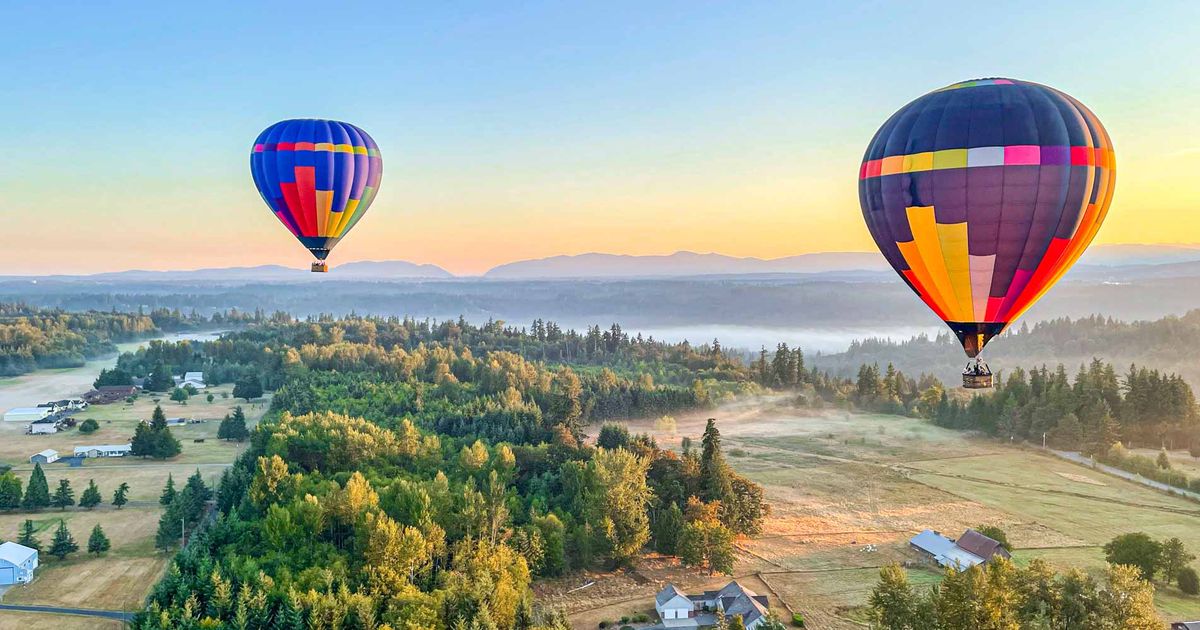 Hot air balloon wa on sale